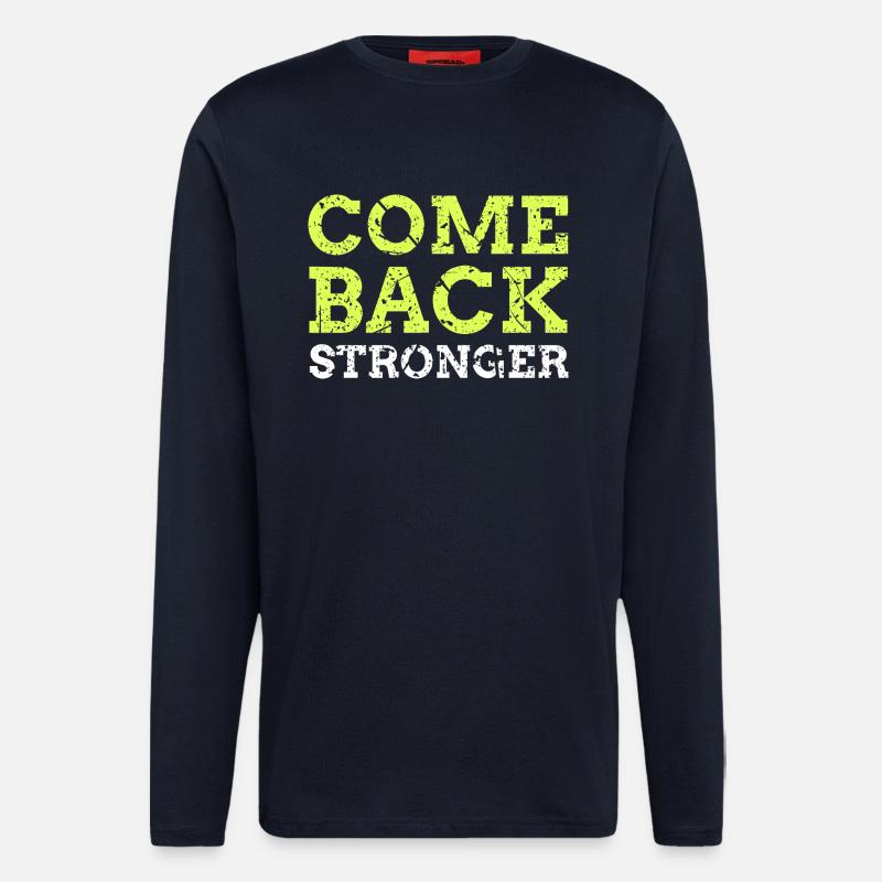 Come Back Stronger - Langarmshirt - made by SPREAD  - DARK NAVY