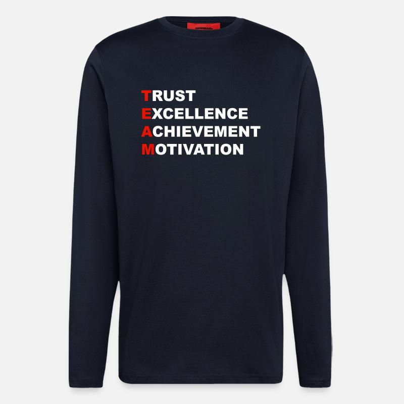 Teamwork - Langarmshirt - made by SPREAD  - DARK NAVY