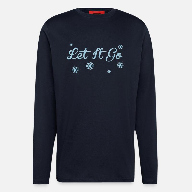 Let It Go - Langarmshirt - made by SPREAD  - DARK NAVY