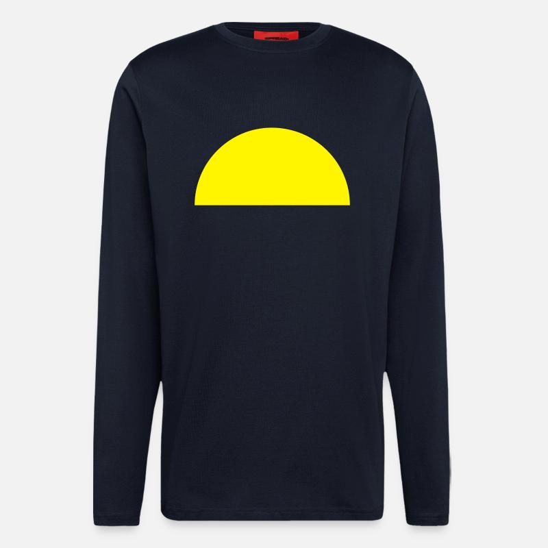 Halbkreis / half circle (1c) - Langarmshirt - made by SPREAD  - DARK NAVY