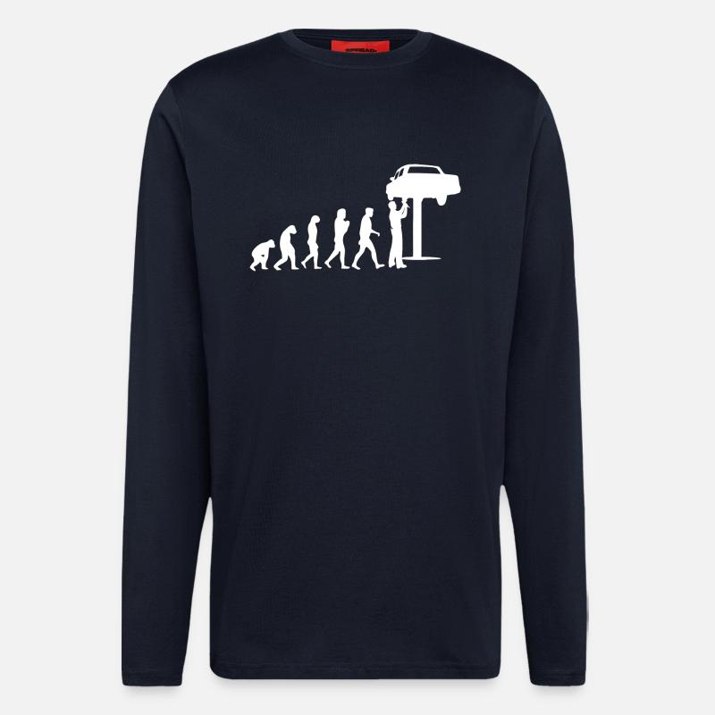 Mechanic Evolution - Longsleeve - made by SPREAD  - DARK NAVY