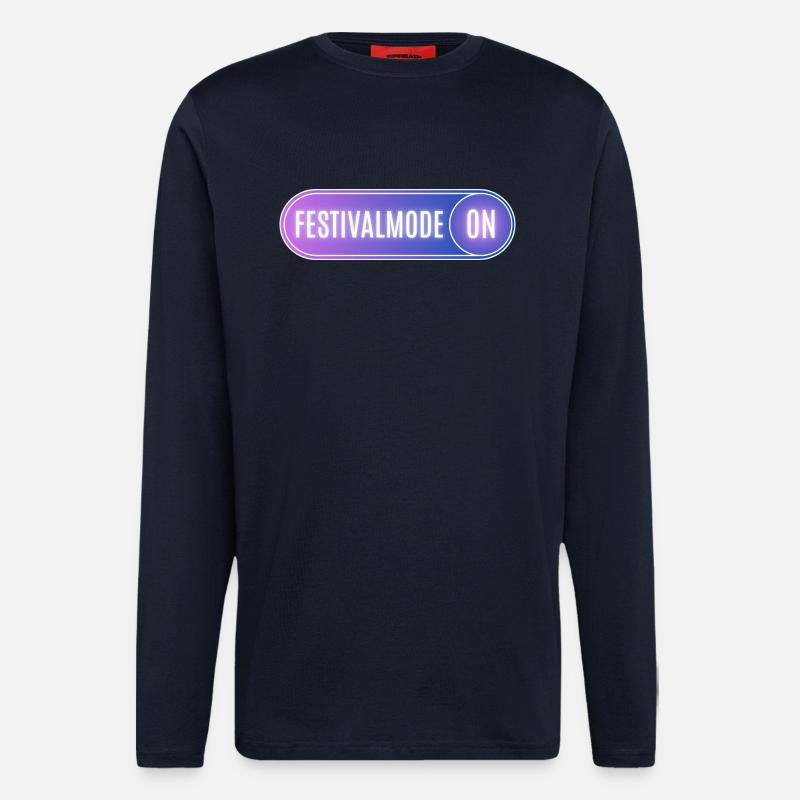 Festivalmode ON - Langarmshirt - made by SPREAD  - DARK NAVY