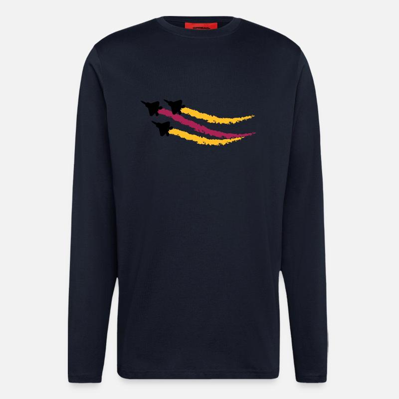 F22 Raptor - Langarmshirt - made by SPREAD  - DARK NAVY
