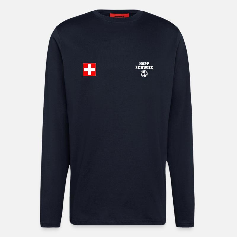 Schweiz - Langarmshirt - made by SPREAD  - DARK NAVY