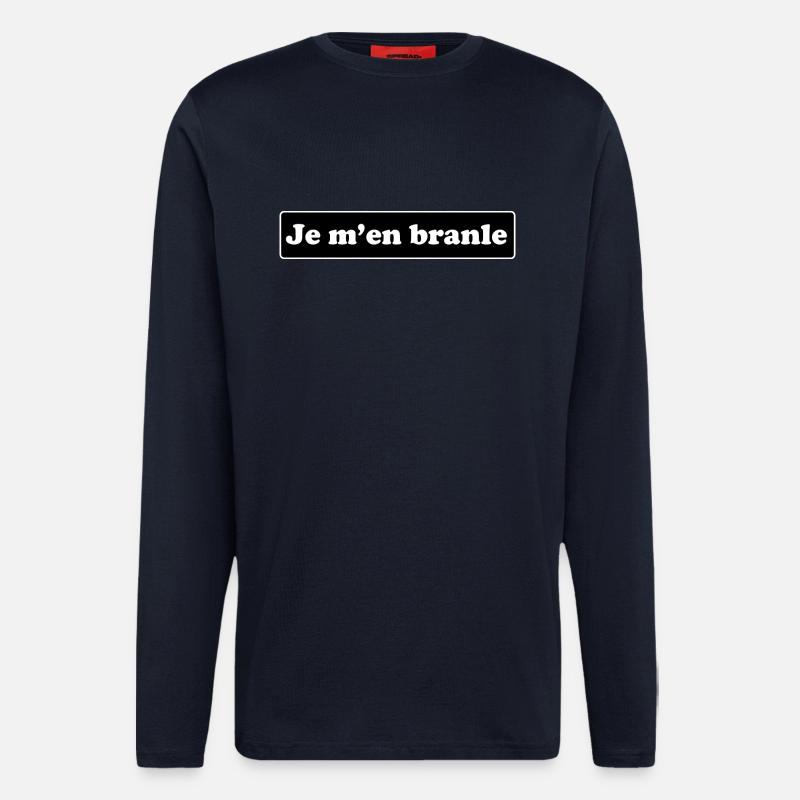 Ich Bewegung - Langarmshirt - made by SPREAD  - DARK NAVY