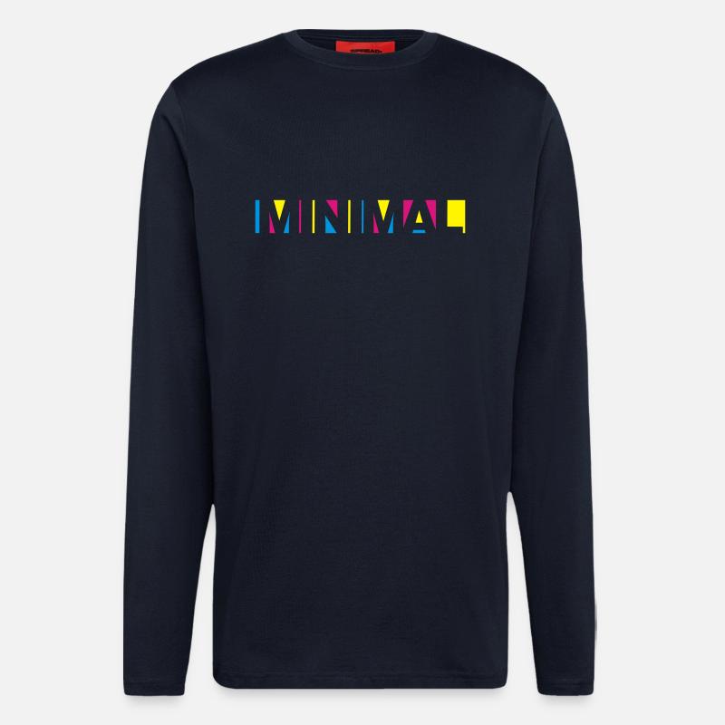 minimal invert 3c - Langarmshirt - made by SPREAD  - DARK NAVY