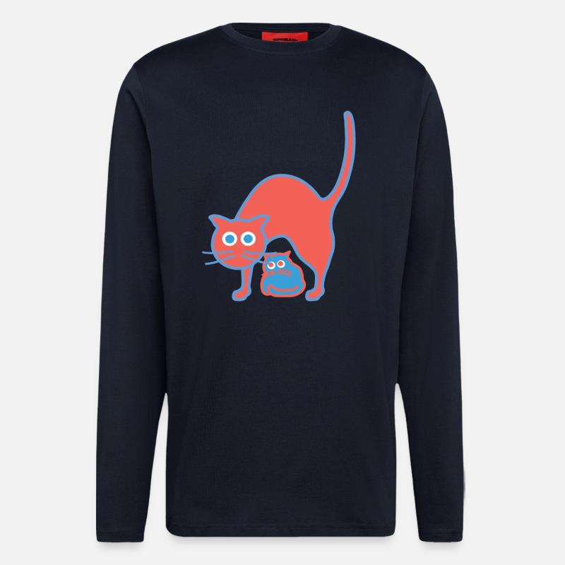 Tiff und Toeff 2 - Langarmshirt - made by SPREAD  - DARK NAVY