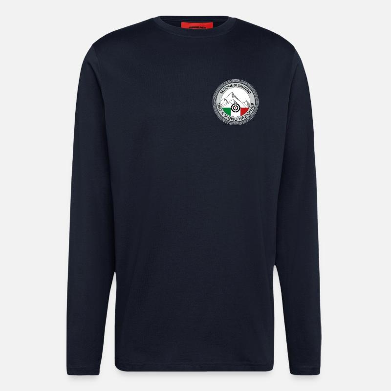 TSN-SALUZZO – Frontlogo - Langarmshirt - made by SPREAD  - DARK NAVY