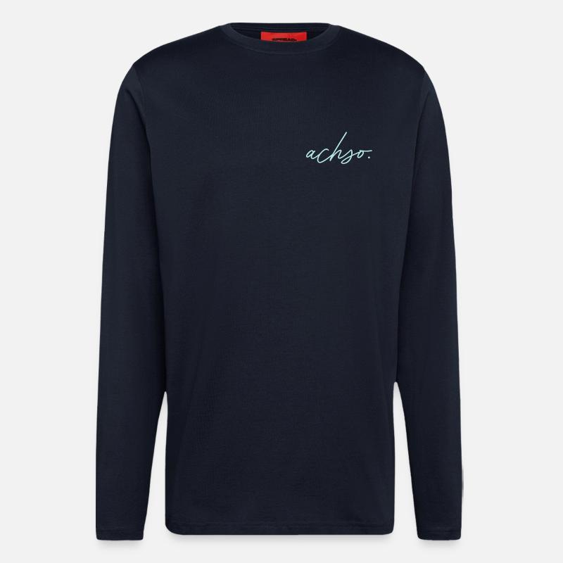 achso. Bluewave - Langarmshirt - made by SPREAD  - DARK NAVY