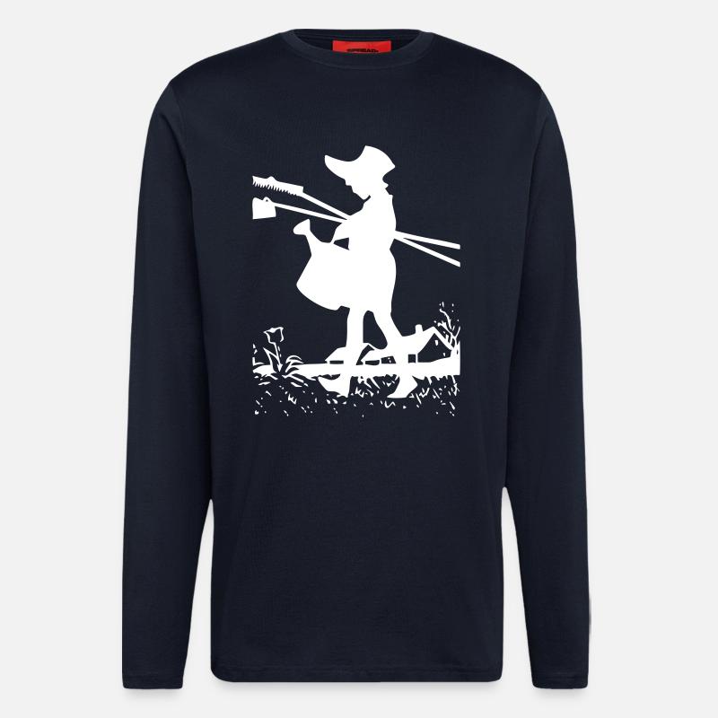 Gartenarbeit - Gießkanne - Harke - Garten - Langarmshirt - made by SPREAD  - DARK NAVY