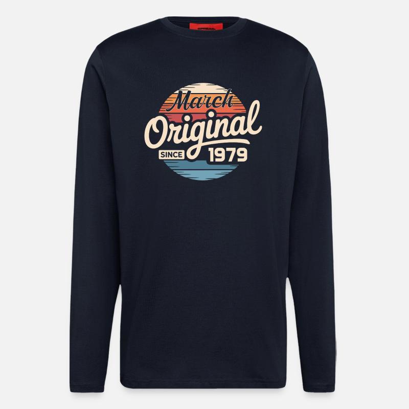 Legendary since march 1979 - Longsleeve - made by SPREAD - DARK NAVY