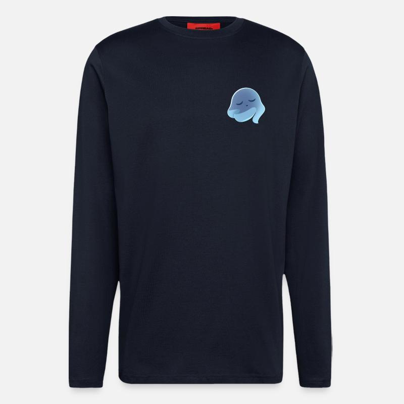 Schlafender Blaugeist Traum - Langarmshirt - made by SPREAD - DARK NAVY