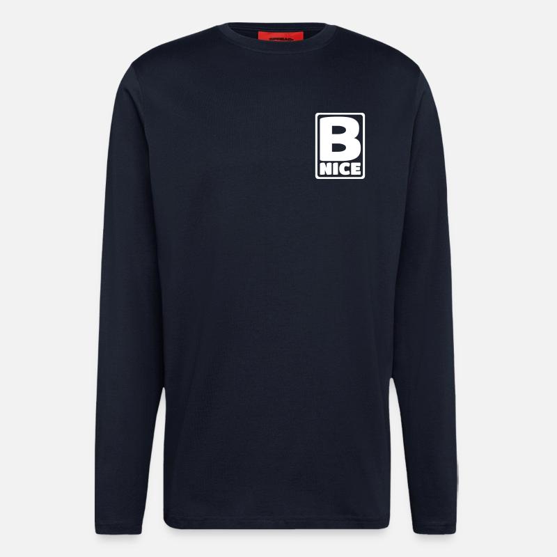 B NICE - Langarmshirt - made by SPREAD  - DARK NAVY