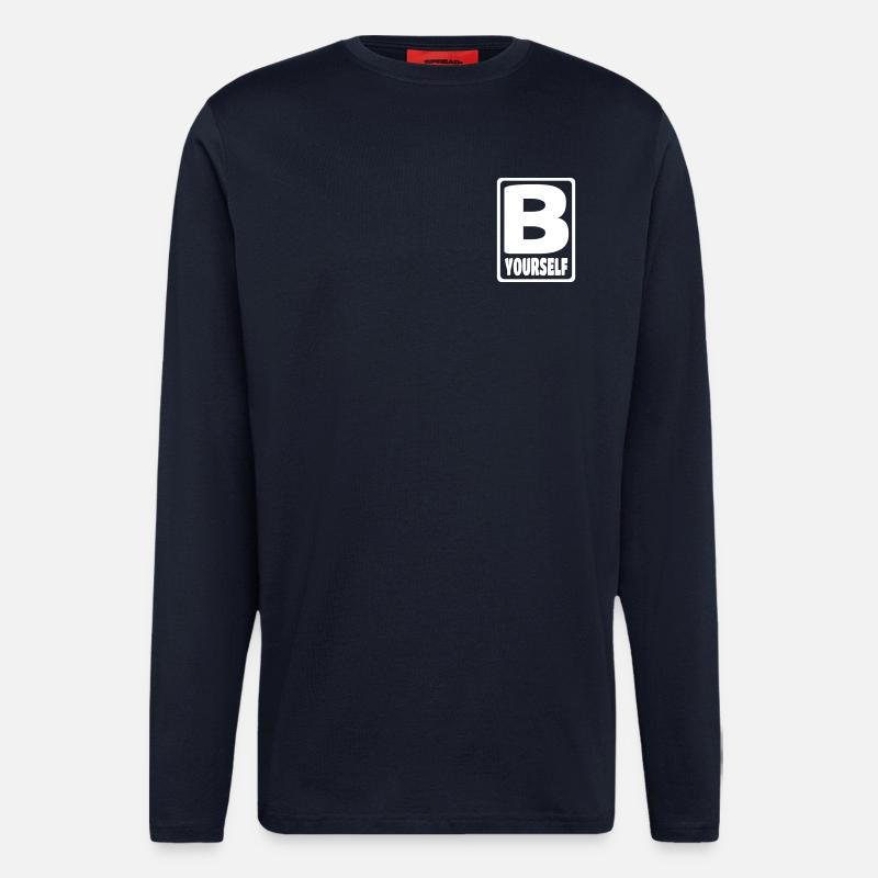 B YOURSELF - Langarmshirt - made by SPREAD  - DARK NAVY