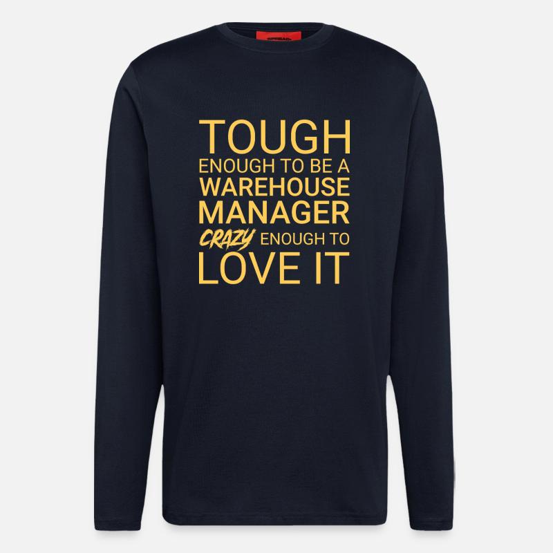 Warehouse Manager Crazy - Langarmshirt - made by SPREAD  - DARK NAVY