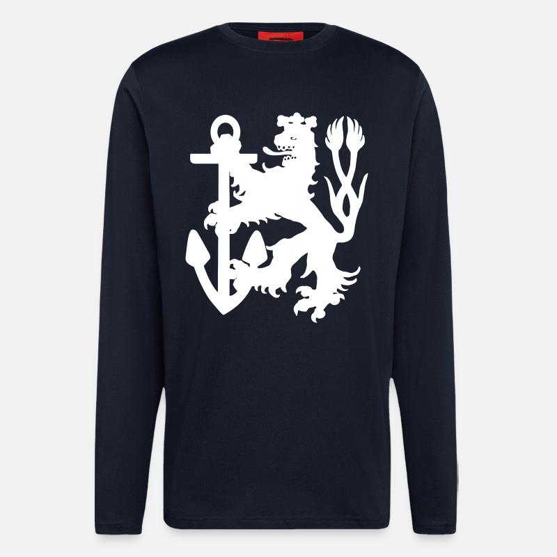 Düsseldorf - Düsseldorfer Löwe - Langarmshirt - made by SPREAD  - DARK NAVY