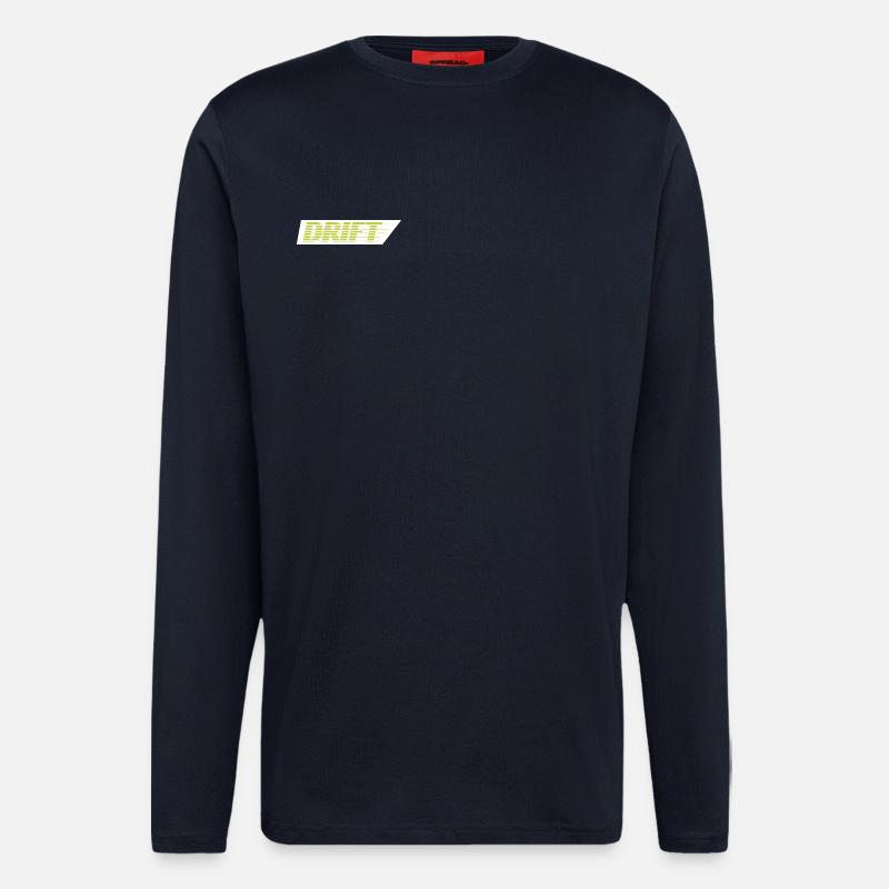 Drift Green - Langarmshirt - made by SPREAD  - DARK NAVY