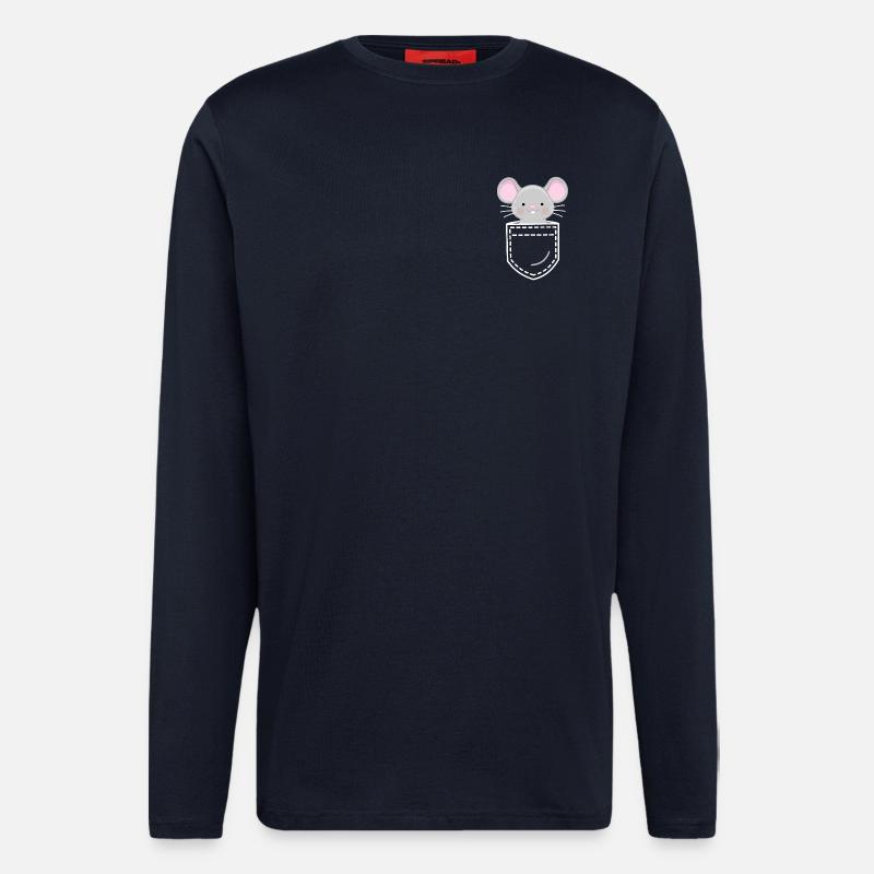 Maus Mäuse - Langarmshirt - made by SPREAD  - DARK NAVY