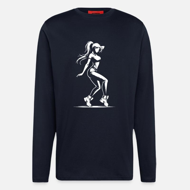 Street Dance Dancer – Cool Design - Longsleeve - made by SPREAD  - DARK NAVY