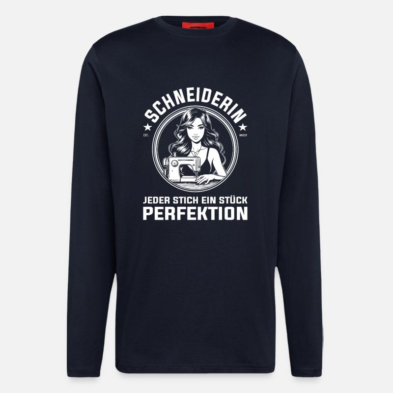 Schneiderin Design - Langarmshirt - made by SPREAD - DARK NAVY