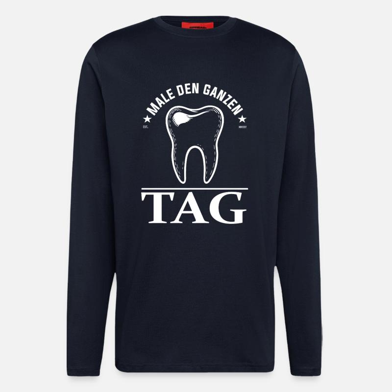 Molar Design – Paint All Day - Longsleeve - made by SPREAD  - DARK NAVY