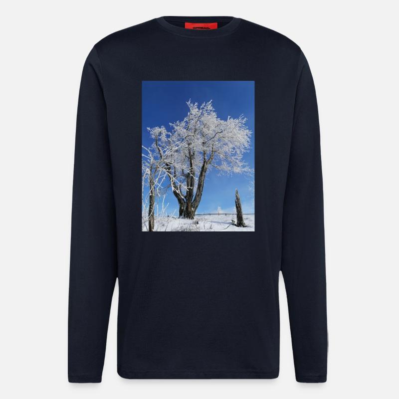Eisige Kälte - Langarmshirt - made by SPREAD  - DARK NAVY