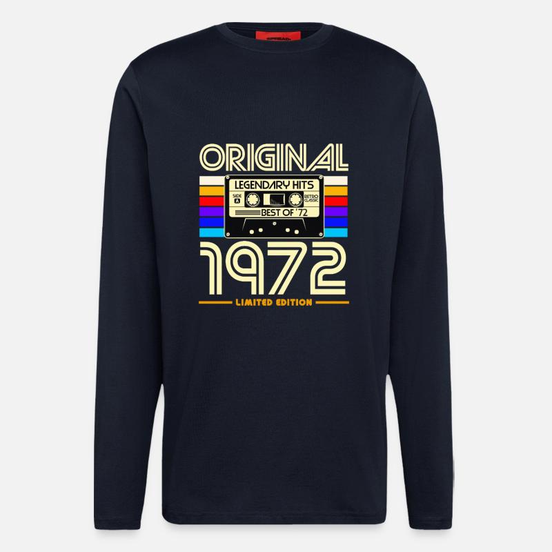 1972 Limited Edition Cassette - Longsleeve - made by SPREAD - DARK NAVY