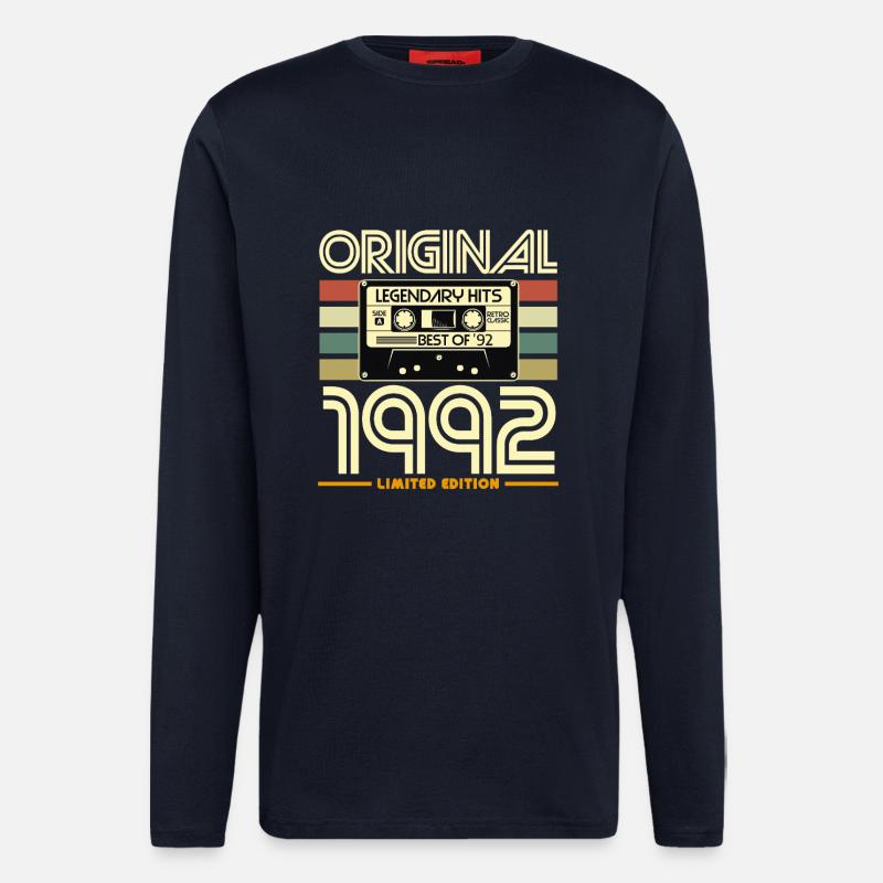 Original 1992 Cassette Limited - Longsleeve - made by SPREAD  - DARK NAVY