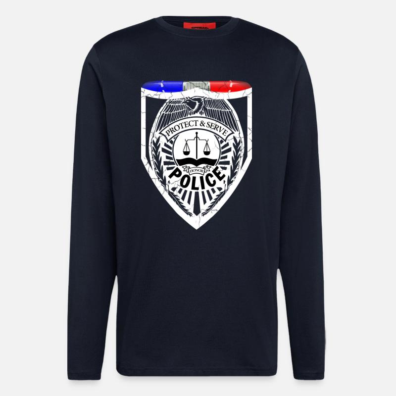 policeman - Longsleeve - made by SPREAD - DARK NAVY