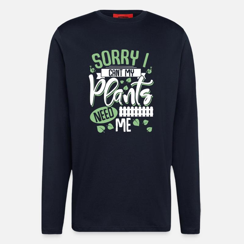 Garten Schrebergarten - Langarmshirt - made by SPREAD  - DARK NAVY