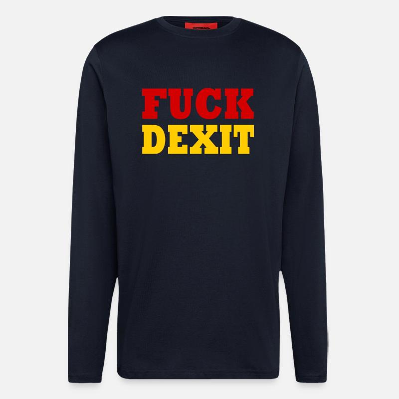 Fuck dexit - Longsleeve - made by SPREAD  - DARK NAVY