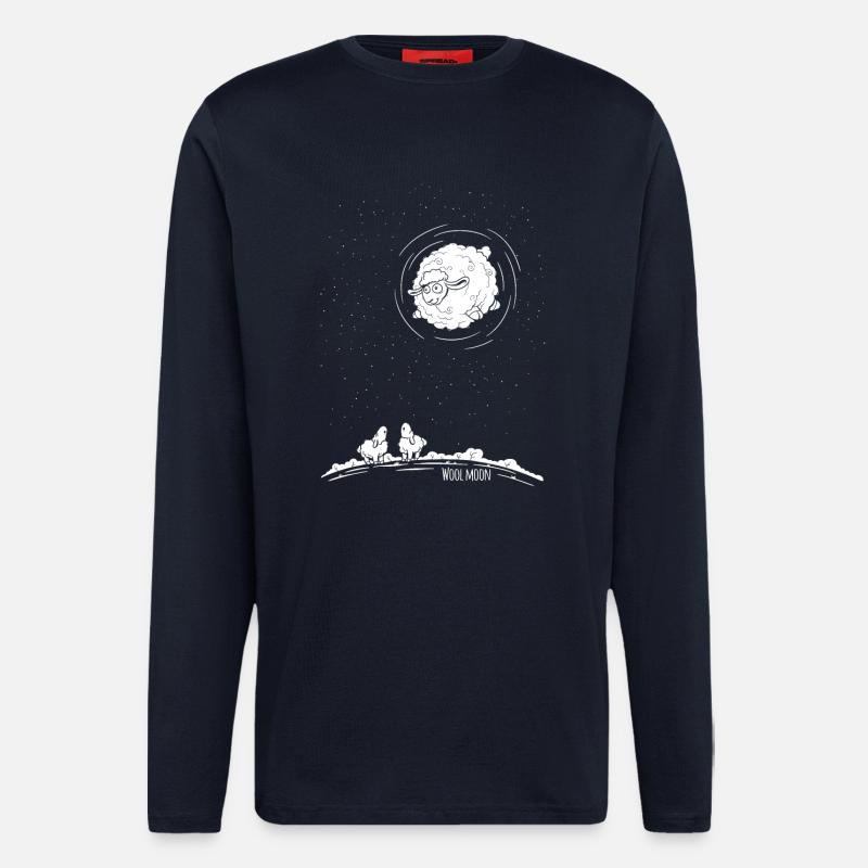 Wool Moon - Langarmshirt - made by SPREAD  - DARK NAVY