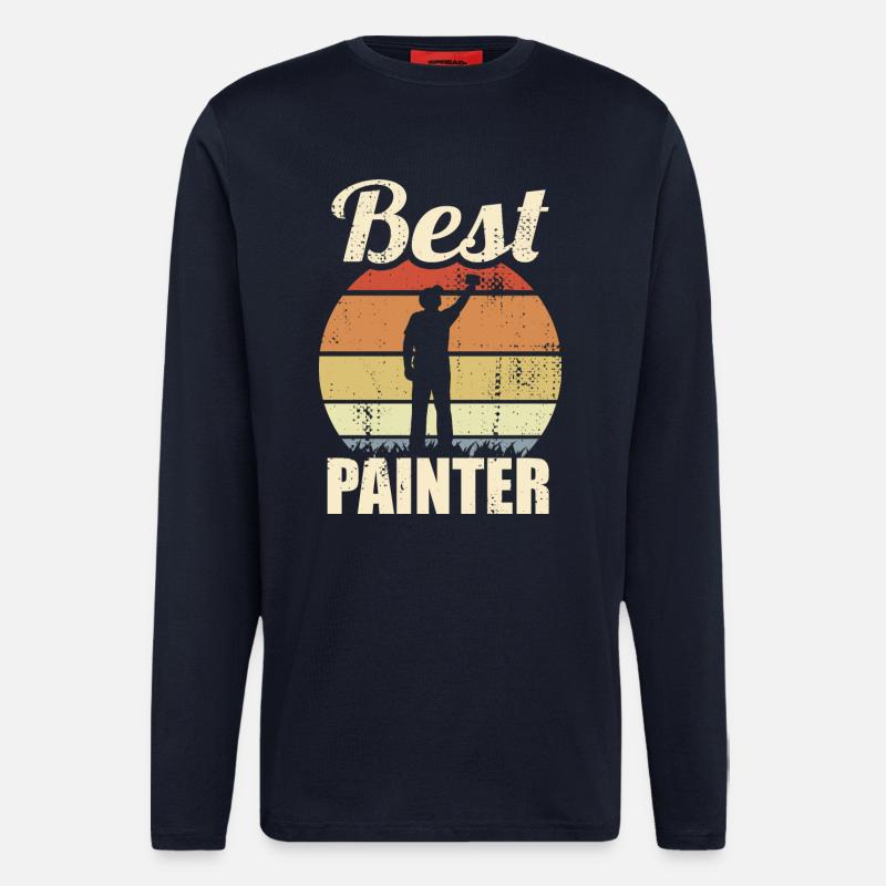 Best Painter - Longsleeve - made by SPREAD  - DARK NAVY