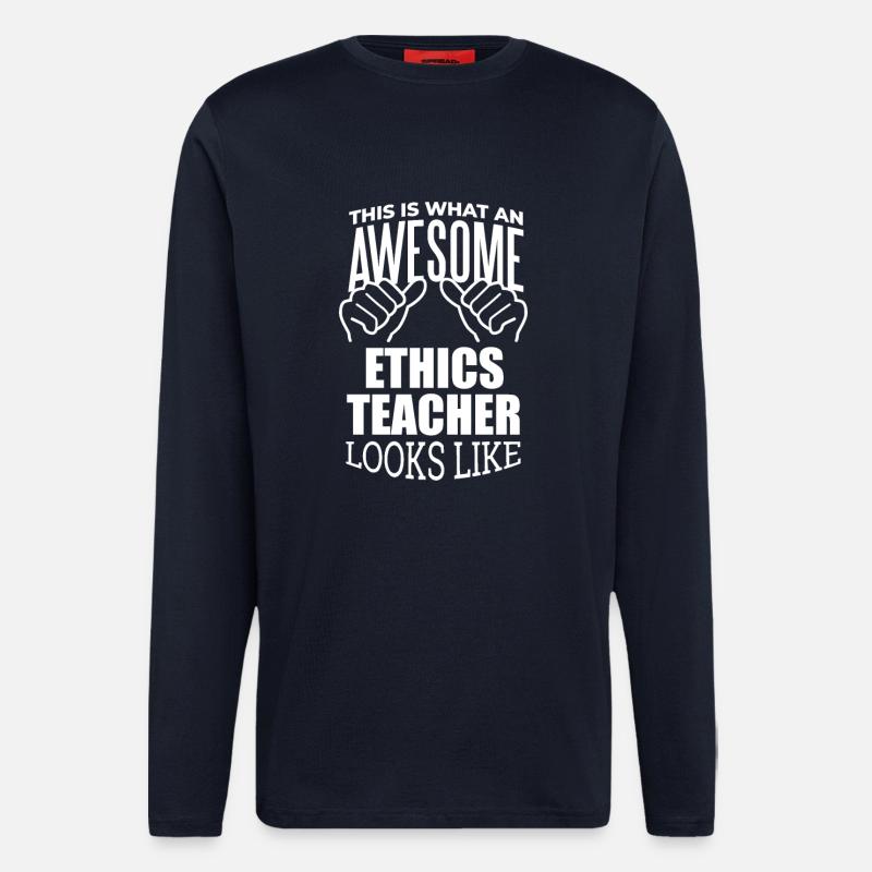 Ethics - Longsleeve - made by SPREAD  - DARK NAVY