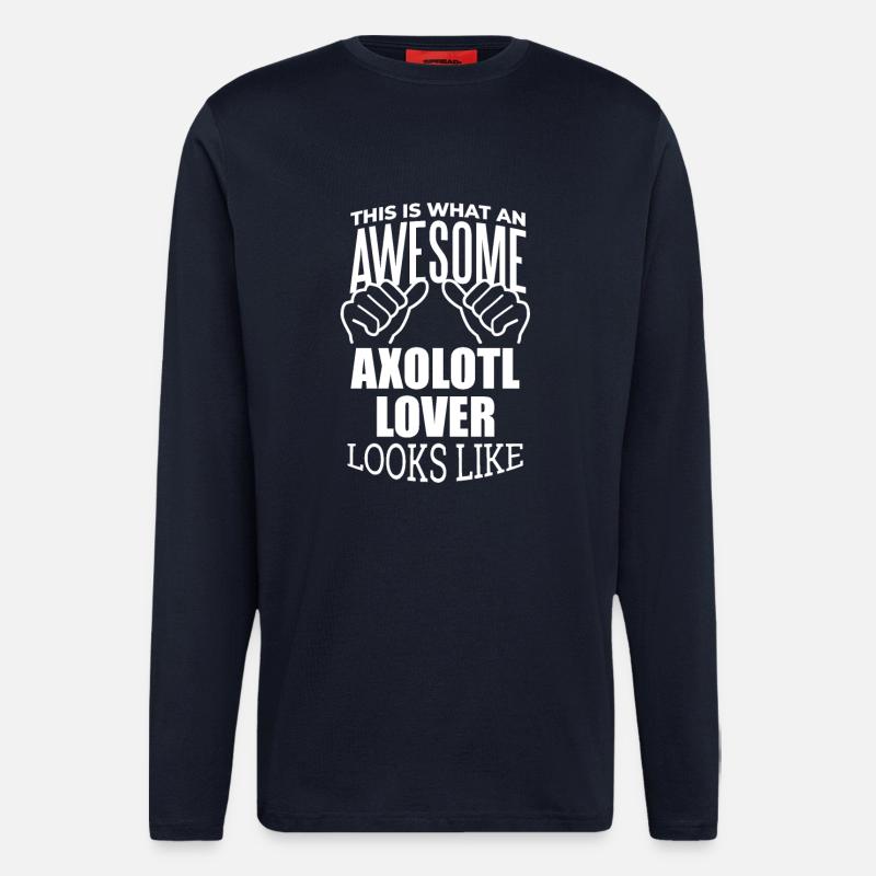 Axolotl - Langarmshirt - made by SPREAD  - DARK NAVY
