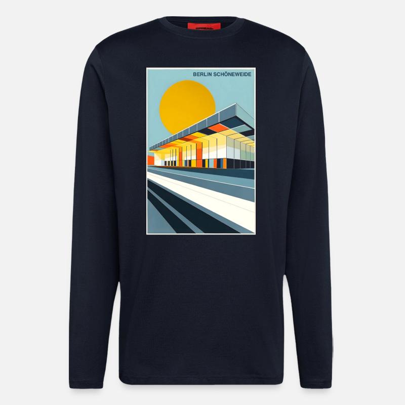 Berlin Schöneweide - Langarmshirt - made by SPREAD  - DARK NAVY