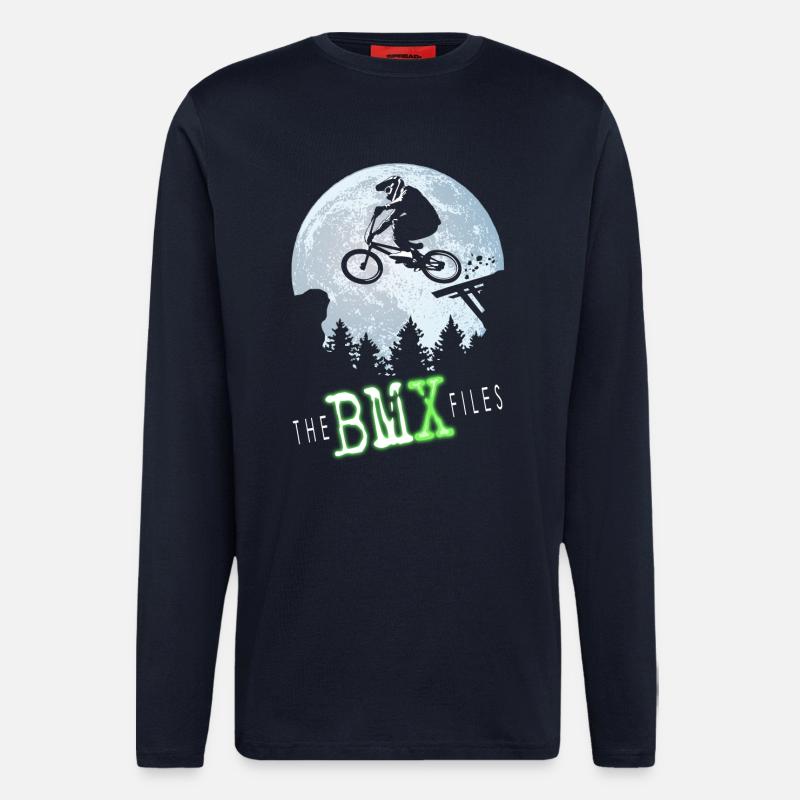 BMX files - Langarmshirt - made by SPREAD - DARK NAVY