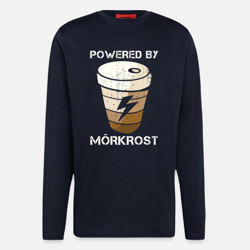 MÖRKROST - Langarmshirt - made by SPREAD  - DARK NAVY