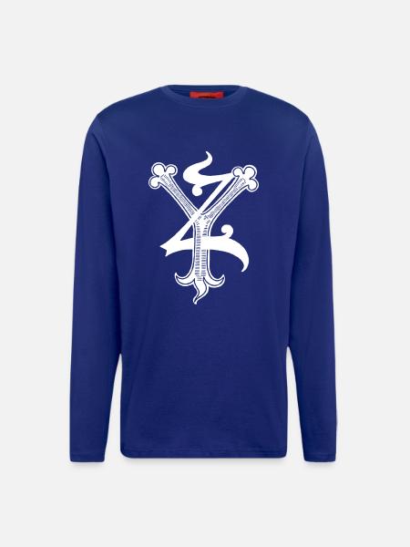 Letters YZ Rapp art - Longsleeve - made by SPREAD - DARK NAVY