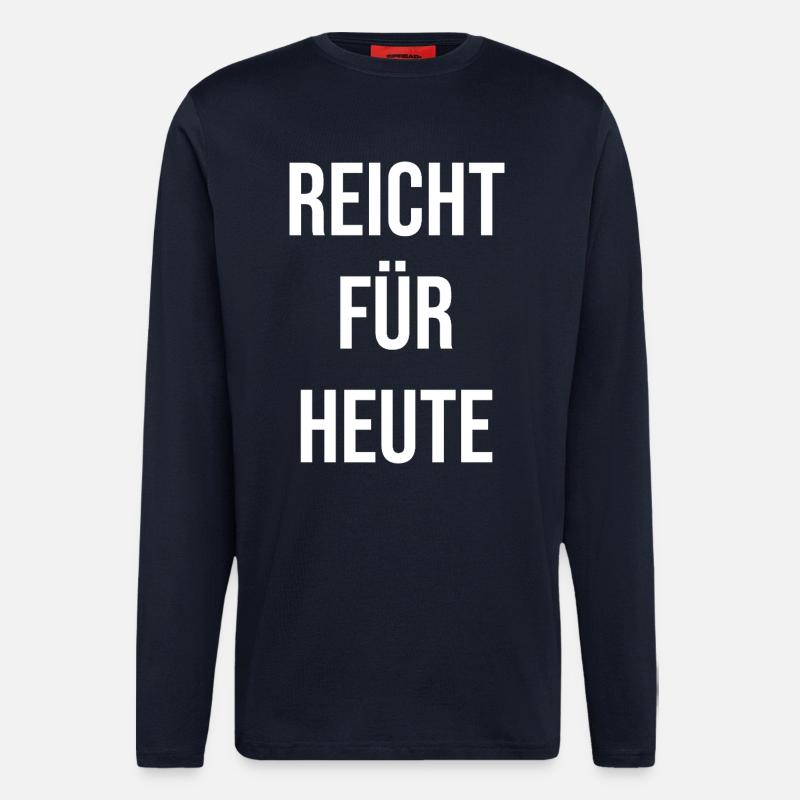 Enough for today - Longsleeve - made by SPREAD  - DARK NAVY