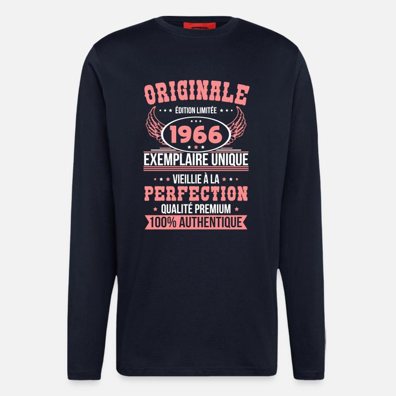 1966 – Unique example – Premium quality - Longsleeve - made by SPREAD  - DARK NAVY