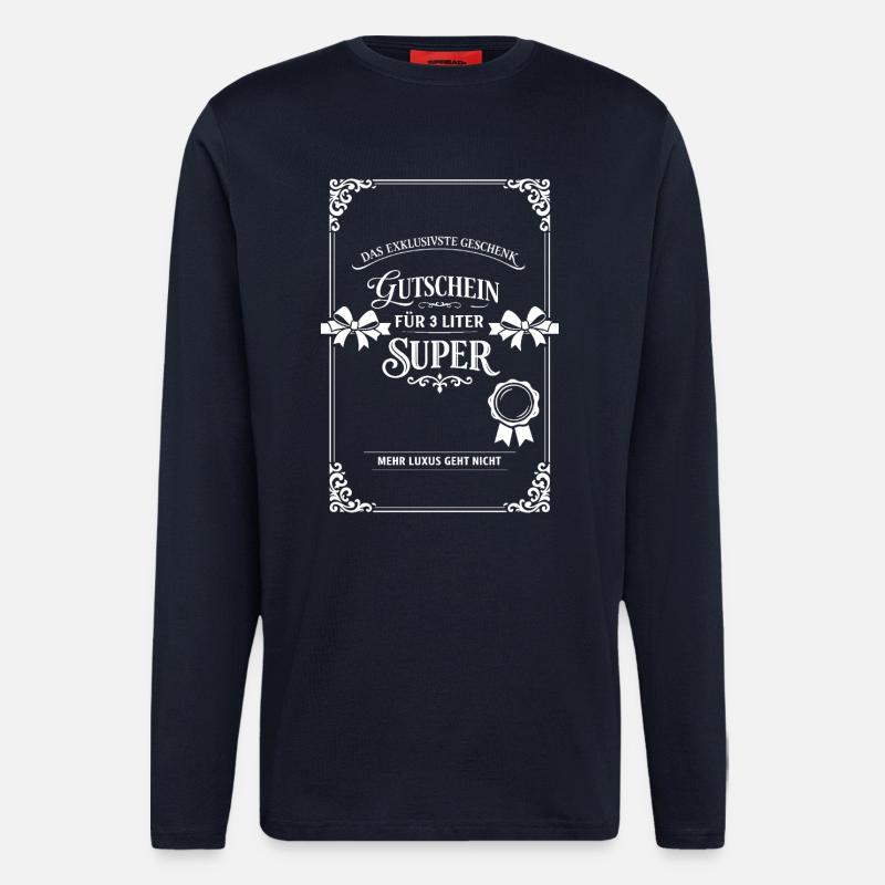 Das Exklusivste Geschenk - Langarmshirt - made by SPREAD - DARK NAVY