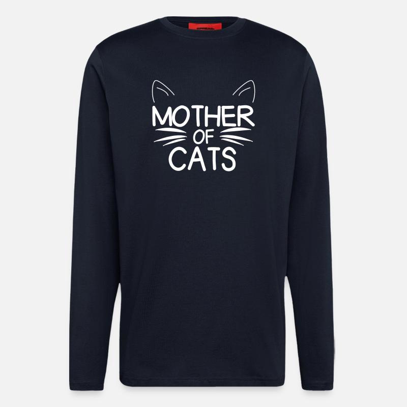Katze - Langarmshirt - made by SPREAD  - DARK NAVY