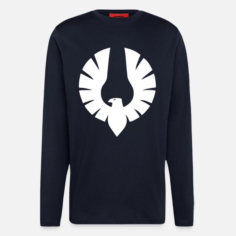 Eagle in Circle Shape - Longsleeve - made by SPREAD  - DARK NAVY