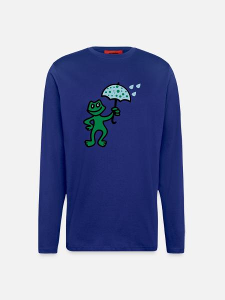 Weatherman - Rain - Longsleeve - made by SPREAD - DARK NAVY