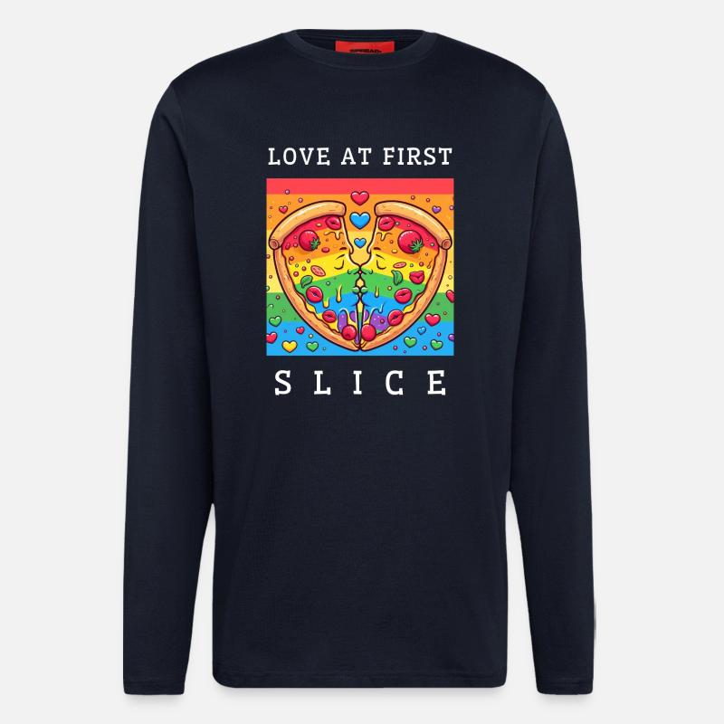Love at first slice - Longsleeve - made by SPREAD  - DARK NAVY