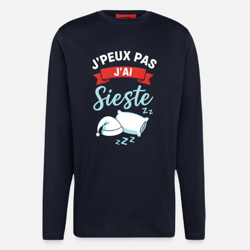 I Have Nap: Gentle Break - Longsleeve - made by SPREAD  - DARK NAVY