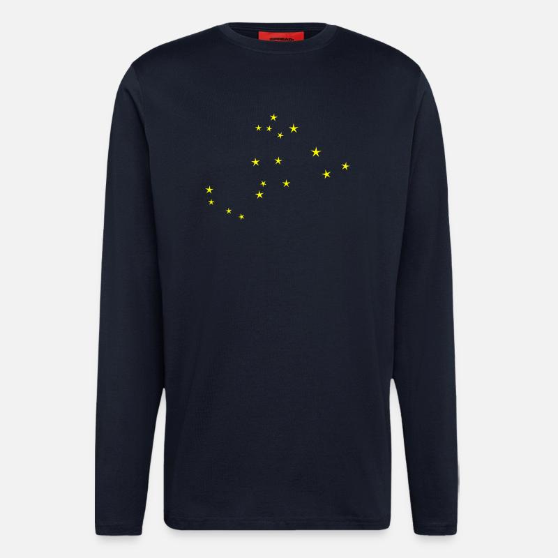 Sternbild Wassermann - Langarmshirt - made by SPREAD  - DARK NAVY