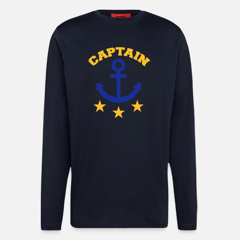 Captain - Langarmshirt - made by SPREAD  - DARK NAVY