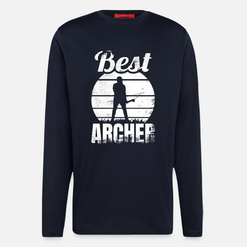 Bester Bogenschütze - Langarmshirt - made by SPREAD  - DARK NAVY